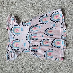 Girls dress size 12 months rainbows